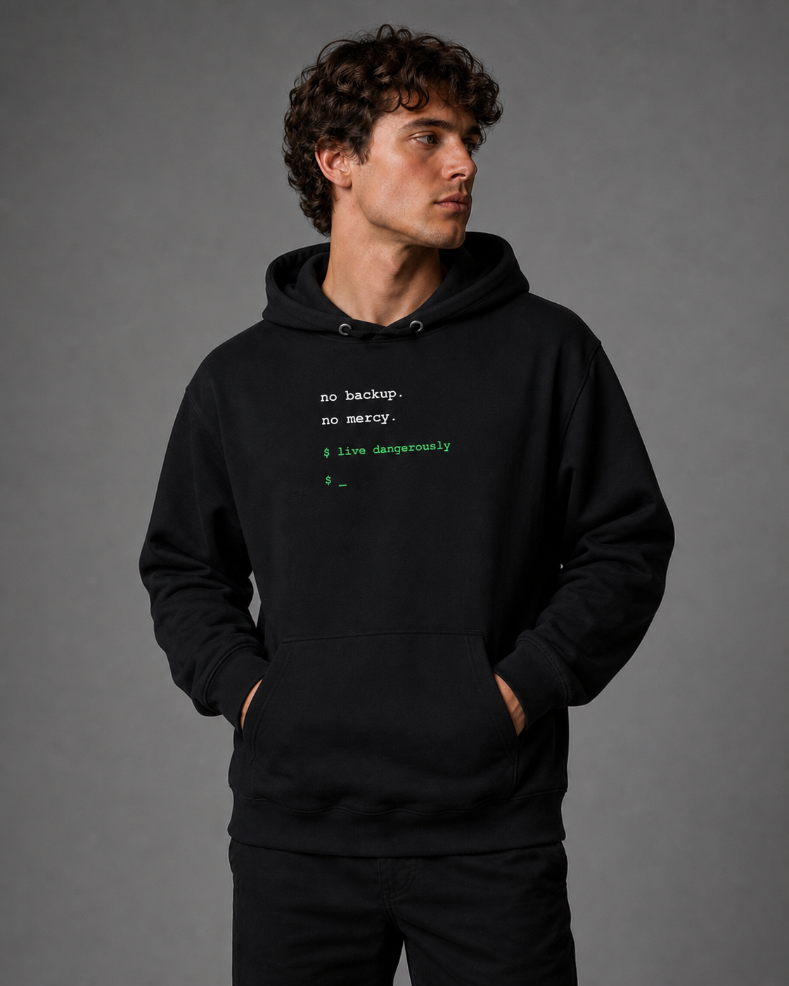 No Backup, No Mercy Hoodie