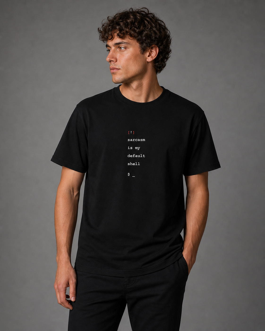 Sarcasm Default Shell Tee