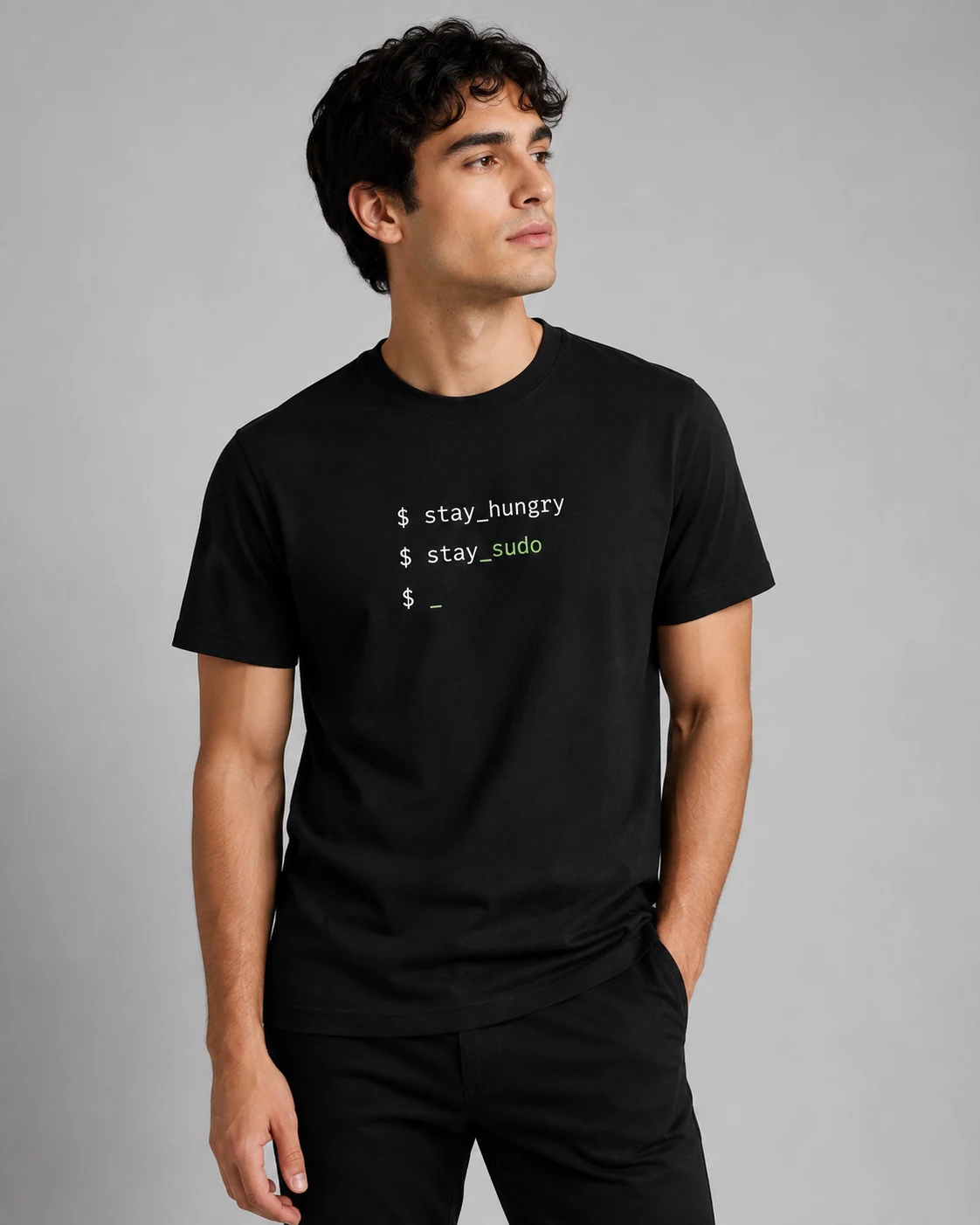 Stay Hungry Stay Sudo Tee